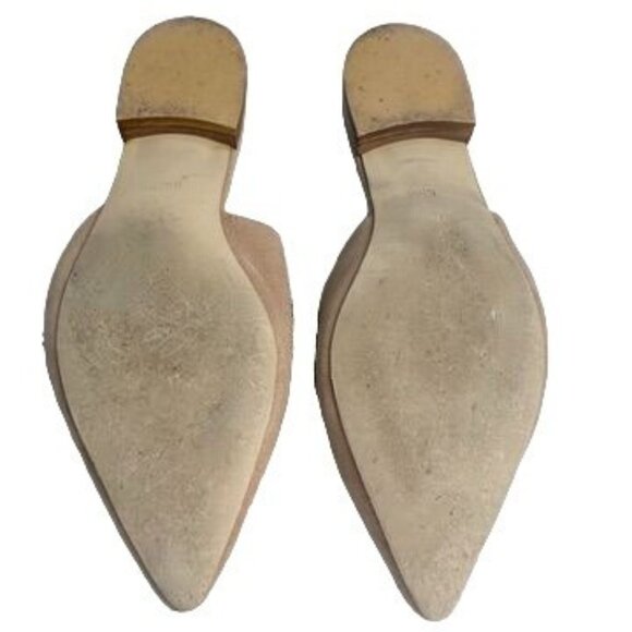 Jeffrey Campbell For Anthropologie Olden Flats Gem Embellished Suede Shoe 5.5M - Picture 6 of 11